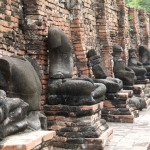 Krasser Kontrast zu den Buddhabildnissen Bangkoks