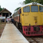 Mit dem Zug ging es die Death Railway Strecke entlang
