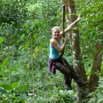 Nicole schwingt hoch hinaus