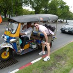 Philipp mit dem netten túk-túk Fahrer