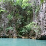 Auch in diese Grotte sind wir mit dem Longtailboot gefahren, obwohl der Zugang nicht ungefährlich war