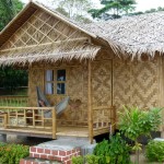 Bambushütte direkt am Strand