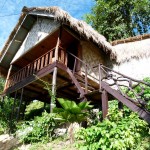 Das ist unser Bungalow im Bamboo Bay Resort auf Koh Lanta