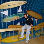 Die Boardausstellung hatte die Entwicklung der Surfkultur bis heute dargestellt.