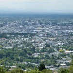 Aussicht auf Christchurch
