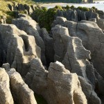Das sind die berühmten Pancake Rocks von Punakaiki