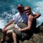 Lothar und Nicole an der Klippe!