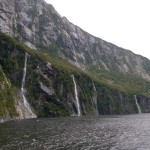Milford Sound -four sister waterfalls-
