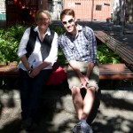 Sigrun und Philipp bei der Stadttour