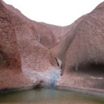 Tag 7 - Das Regenwasser hatte sich in diesem Becken gesammelt.