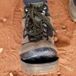 Tag 9 - Nicoles Schuhe haben den letzten Walk nicht überlebt.